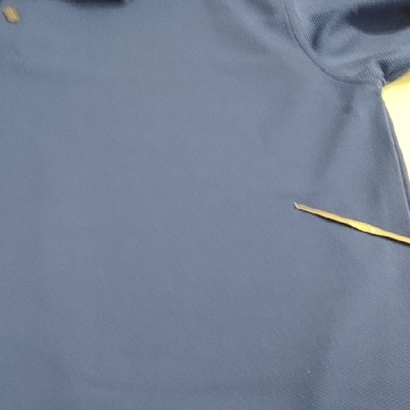 Grand Slam Navy Blue Polo Classic Short Sleeve Performance Golf Athletic Shirt - Picture 10 of 11